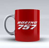 Thumbnail for Boeing 757 & Text Designed Mugs