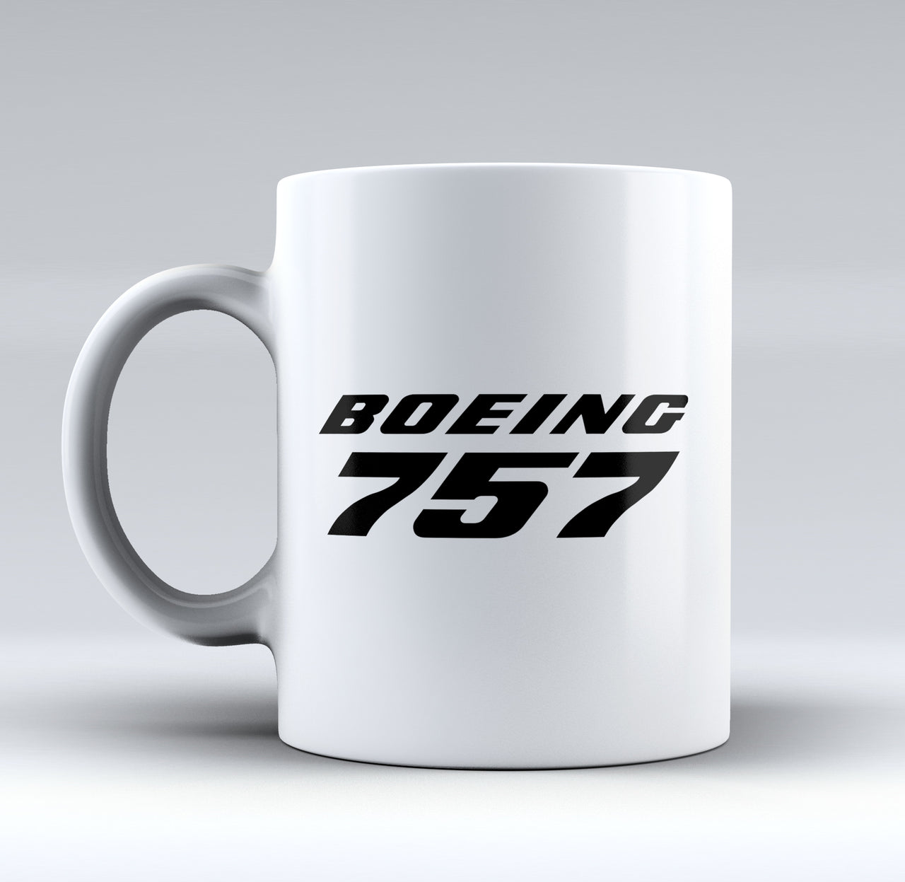 Boeing 757 & Text Designed Mugs