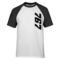 Thumbnail for 767 Side Text Designed Raglan T-Shirts