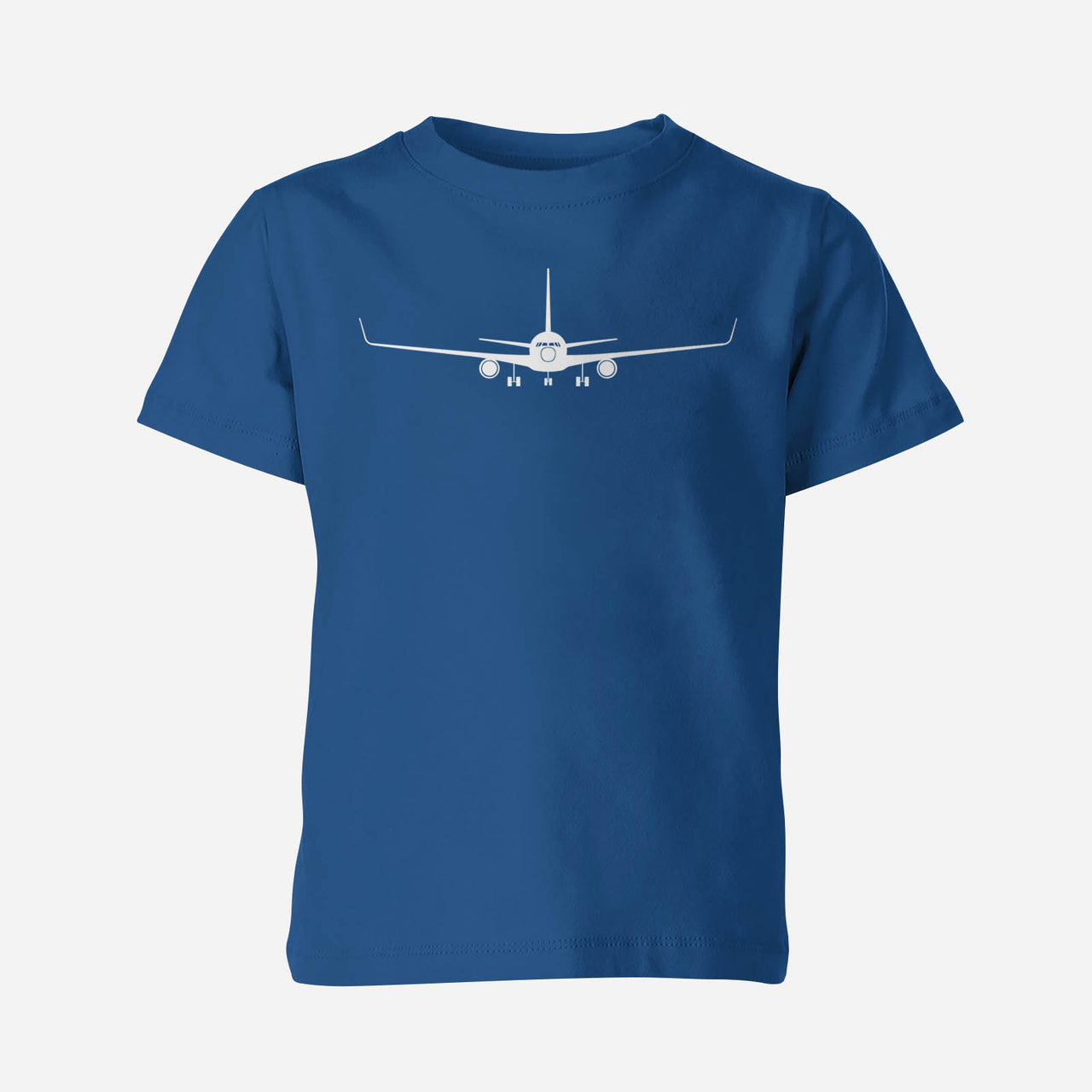 Boeing 767 Silhouette Designed Children T-Shirts