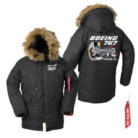 Thumbnail for Boeing 767 Engine (PW4000-94) Designed Parka Bomber Jackets