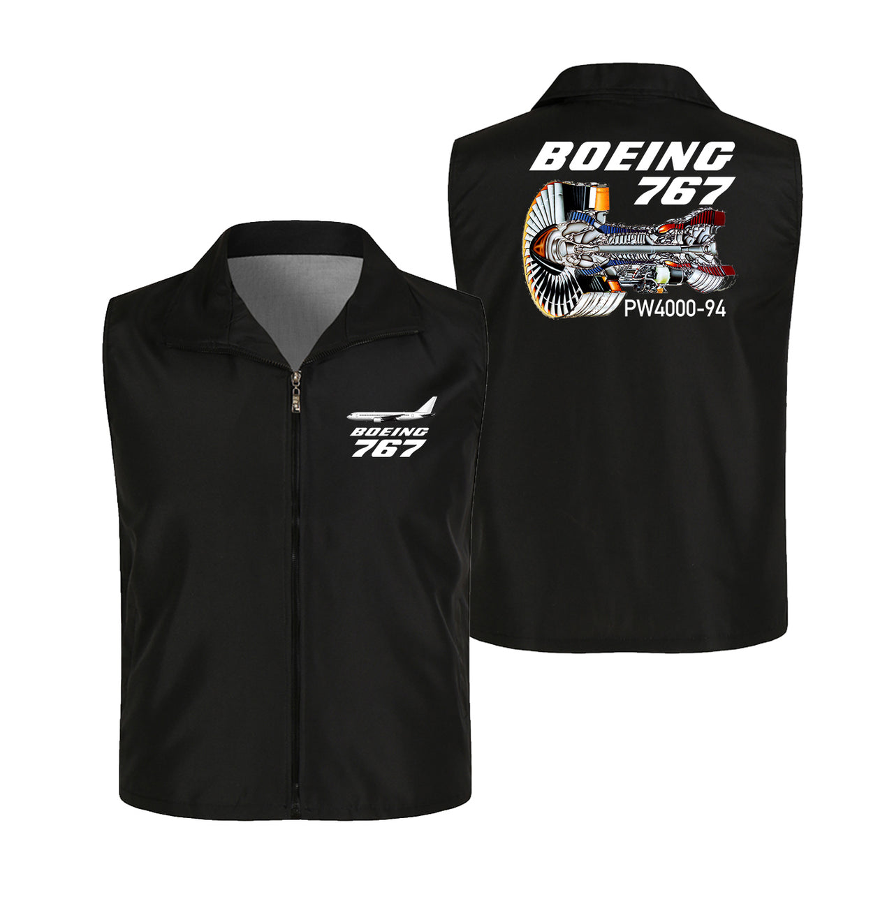 Boeing 767 Engine (PW4000-94) Designed Thin Style Vests