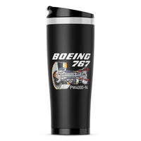Thumbnail for Boeing 767 Engine (PW4000-94) Designed Stainless Steel Travel Mugs