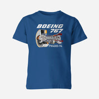 Thumbnail for Boeing 767 Engine (PW4000-94) Designed Children T-Shirts