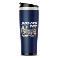Thumbnail for Boeing 767 Engine (PW4000-94) Designed Stainless Steel Travel Mugs