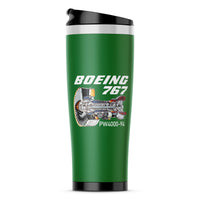 Thumbnail for Boeing 767 Engine (PW4000-94) Designed Stainless Steel Travel Mugs