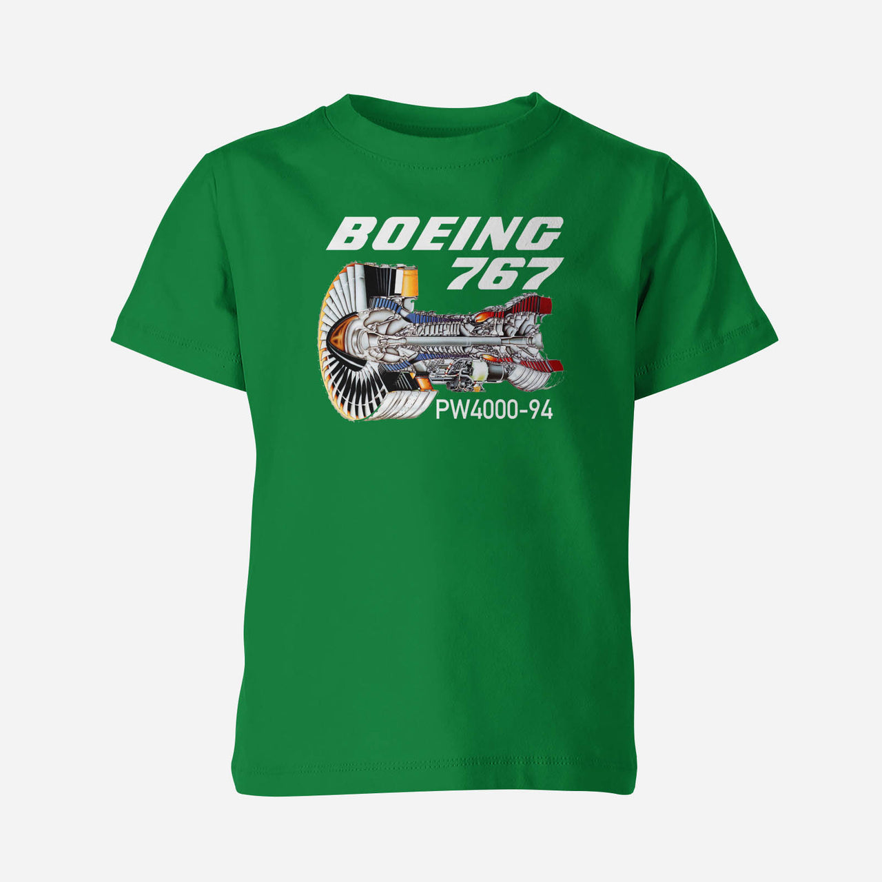 Boeing 767 Engine (PW4000-94) Designed Children T-Shirts
