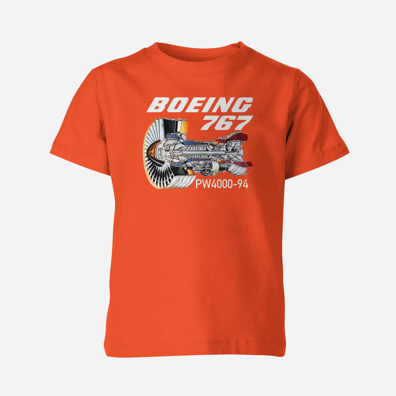 Boeing 767 Engine (PW4000-94) Designed Children T-Shirts