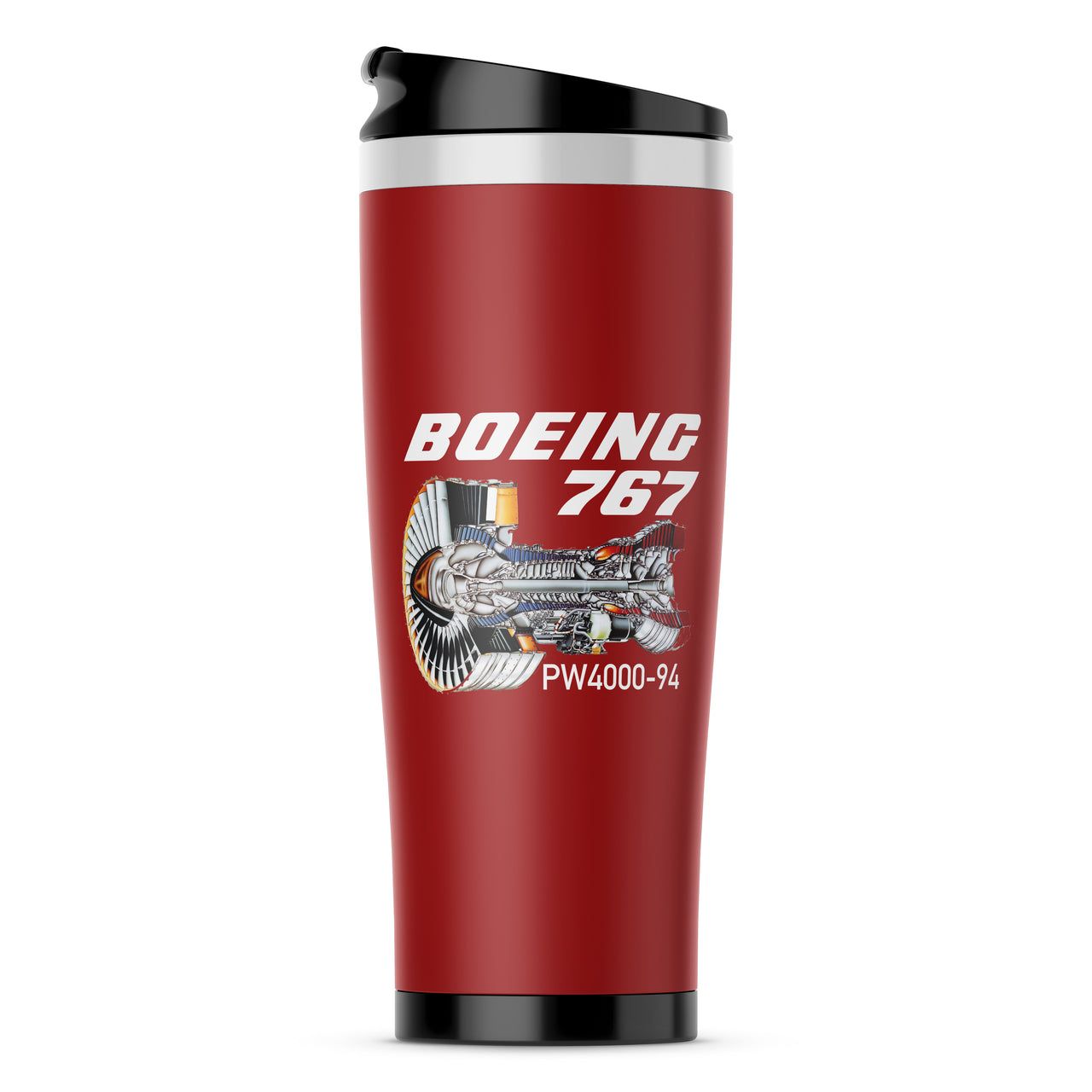 Boeing 767 Engine (PW4000-94) Designed Travel Mugs