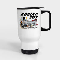 Thumbnail for Boeing 767 Engine (PW4000-94) Designed Travel Mugs (With Holder)