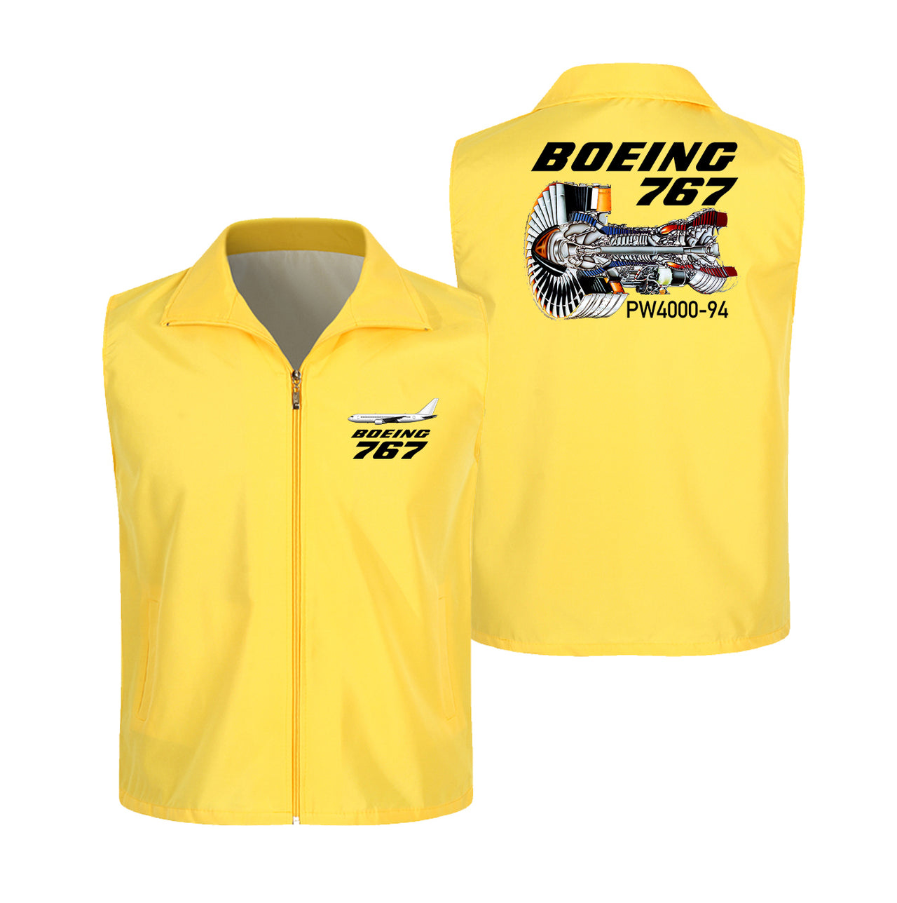 Boeing 767 Engine (PW4000-94) Designed Thin Style Vests