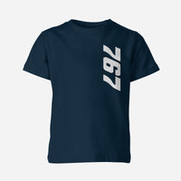Thumbnail for 767 Side Text Designed Children T-Shirts