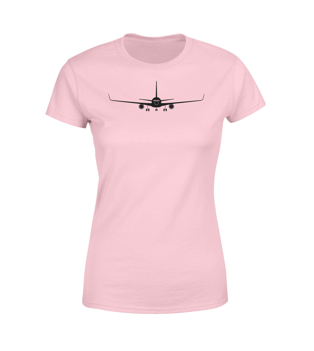 Boeing 767 Silhouette Designed Women T-Shirts