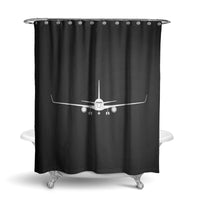 Thumbnail for Boeing 767 Silhouette Designed Shower Curtains