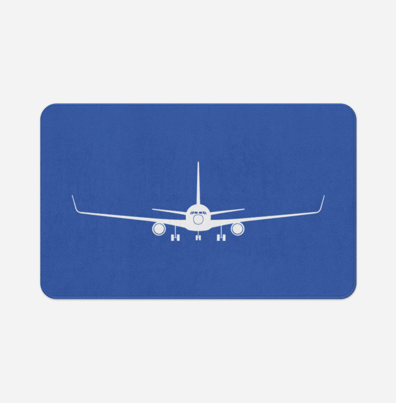 Boeing 767 Silhouette Designed Bath Mats