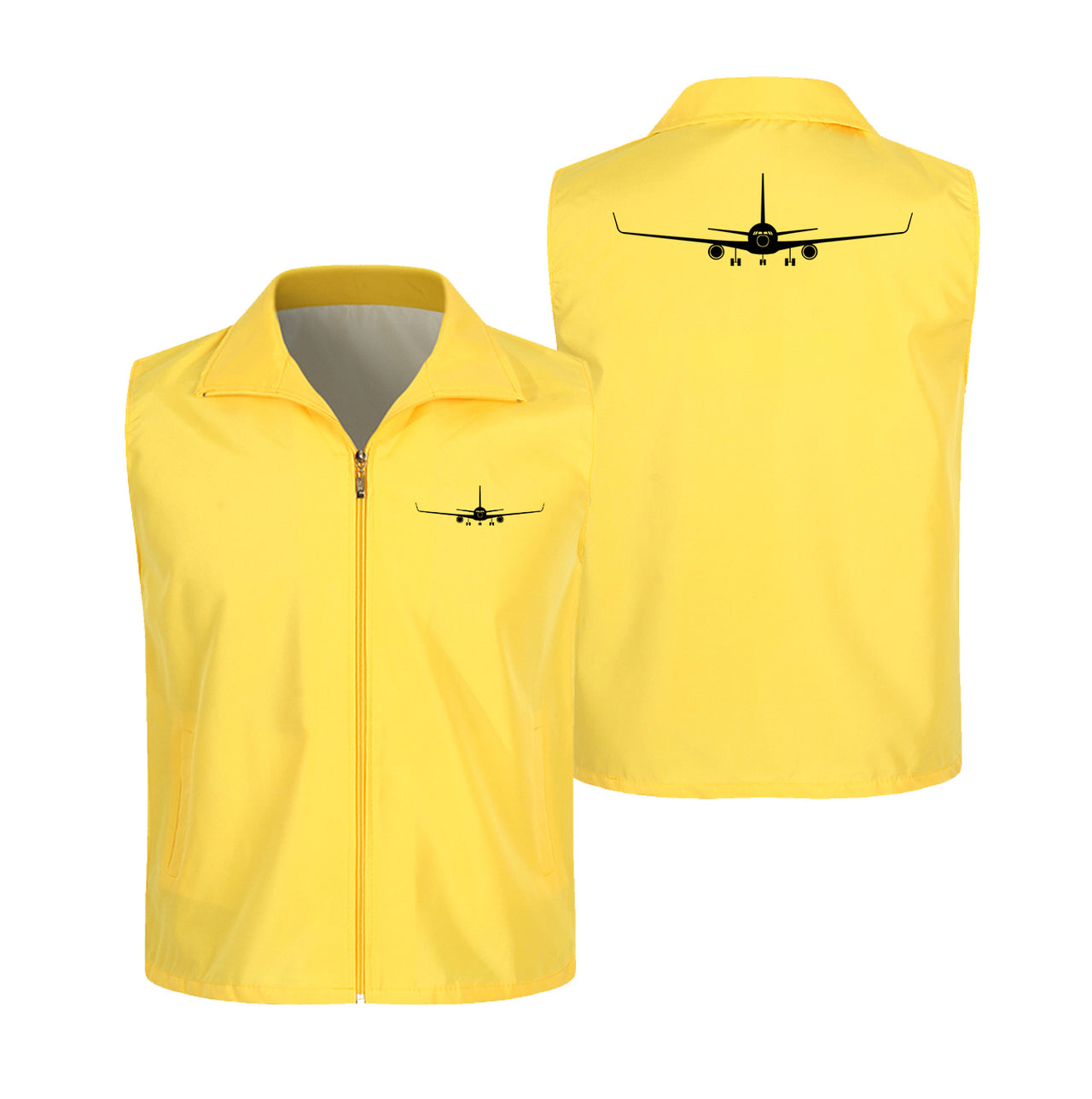 Boeing 767 Silhouette Designed Thin Style Vests