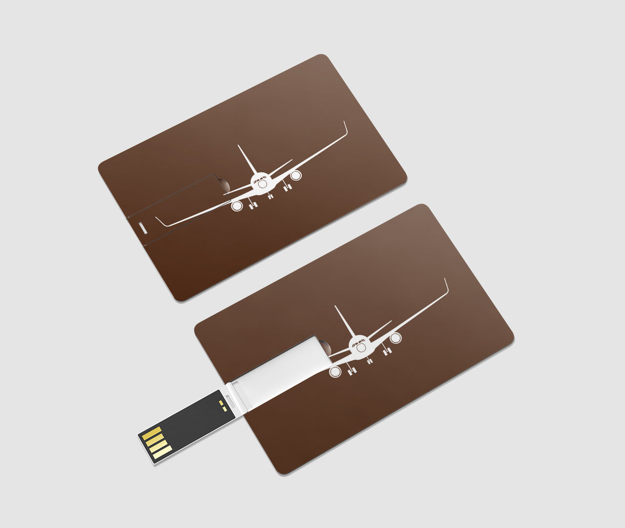 Boeing 767 Silhouette Designed USB Cards