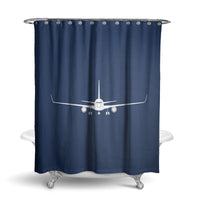 Thumbnail for Boeing 767 Silhouette Designed Shower Curtains