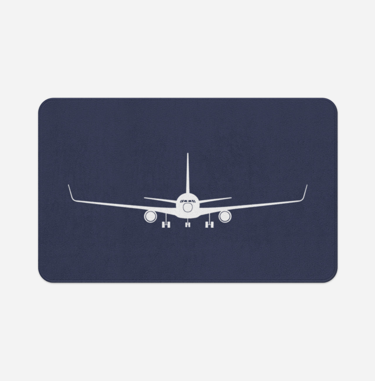 Boeing 767 Silhouette Designed Bath Mats