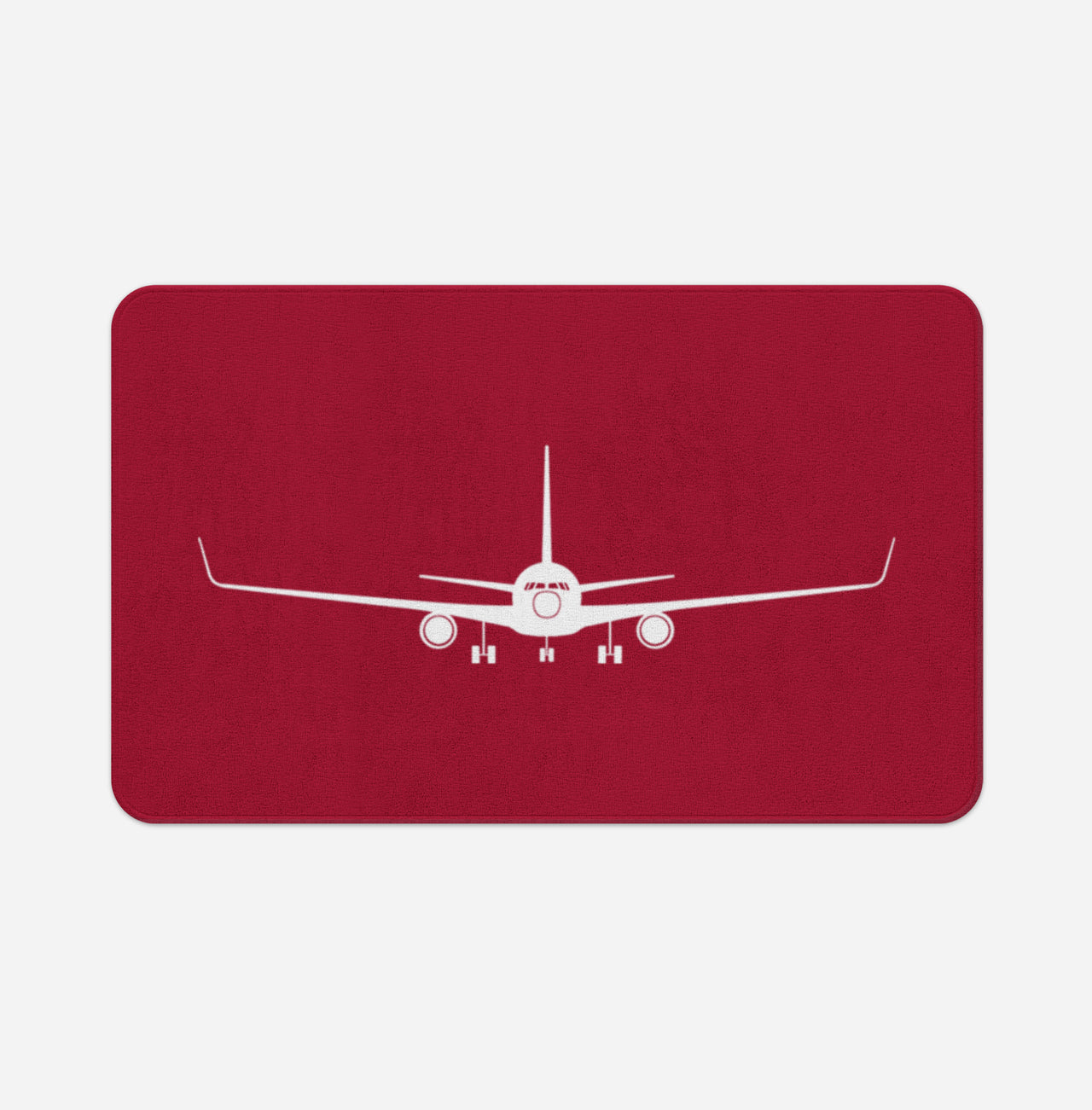 Boeing 767 Silhouette Designed Bath Mats