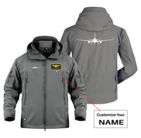 Thumbnail for Boeing 767 Silhouette Designed Military Jackets (Customizable)