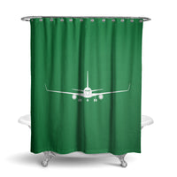 Thumbnail for Boeing 767 Silhouette Designed Shower Curtains