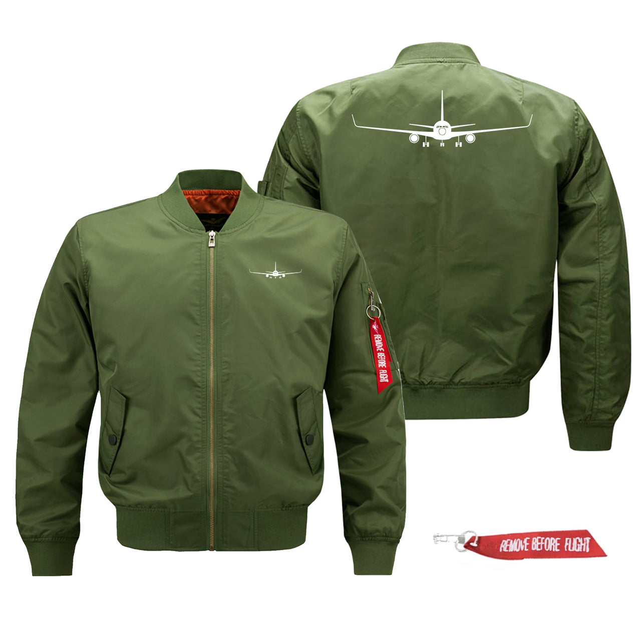 Boeing 767 Silhouette Designed Pilot Jackets (Customizable)