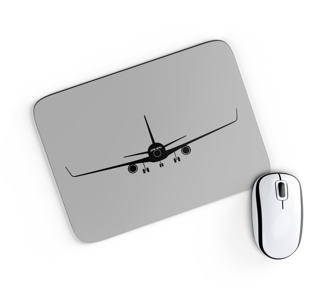 Boeing 767 Silhouette Designed Mouse Pads