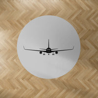 Thumbnail for Boeing 767 Silhouette Designed Carpet & Floor Mats (Round)