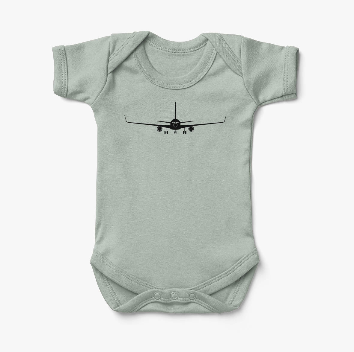 Boeing 767 Silhouette Designed Baby Bodysuits
