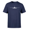 Boeing 767 Silhouette Designed T-Shirts
