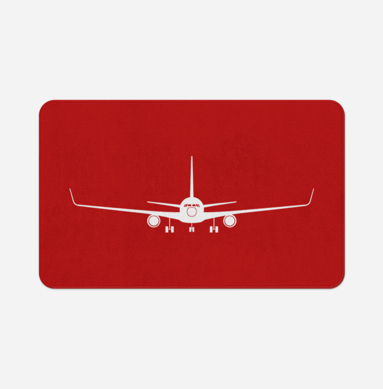 Boeing 767 Silhouette Designed Bath Mats