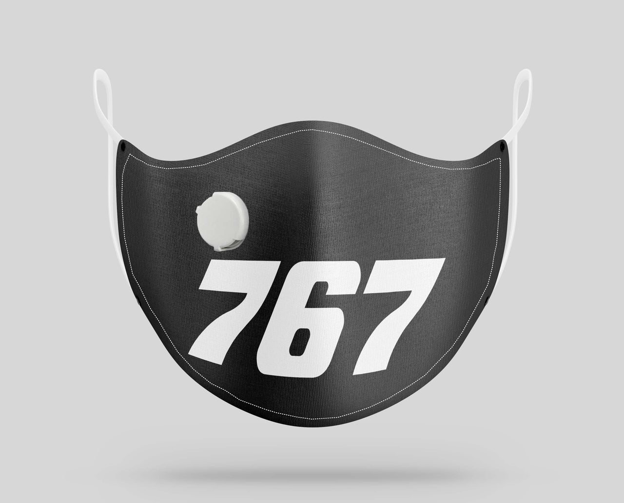 Boeing 767 Text Designed Face Masks