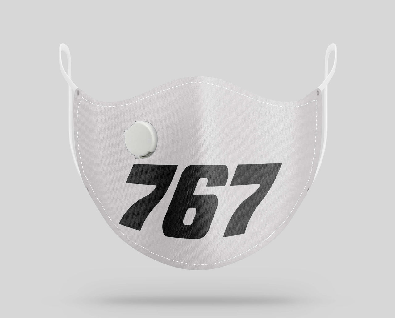 Boeing 767 Text Designed Face Masks
