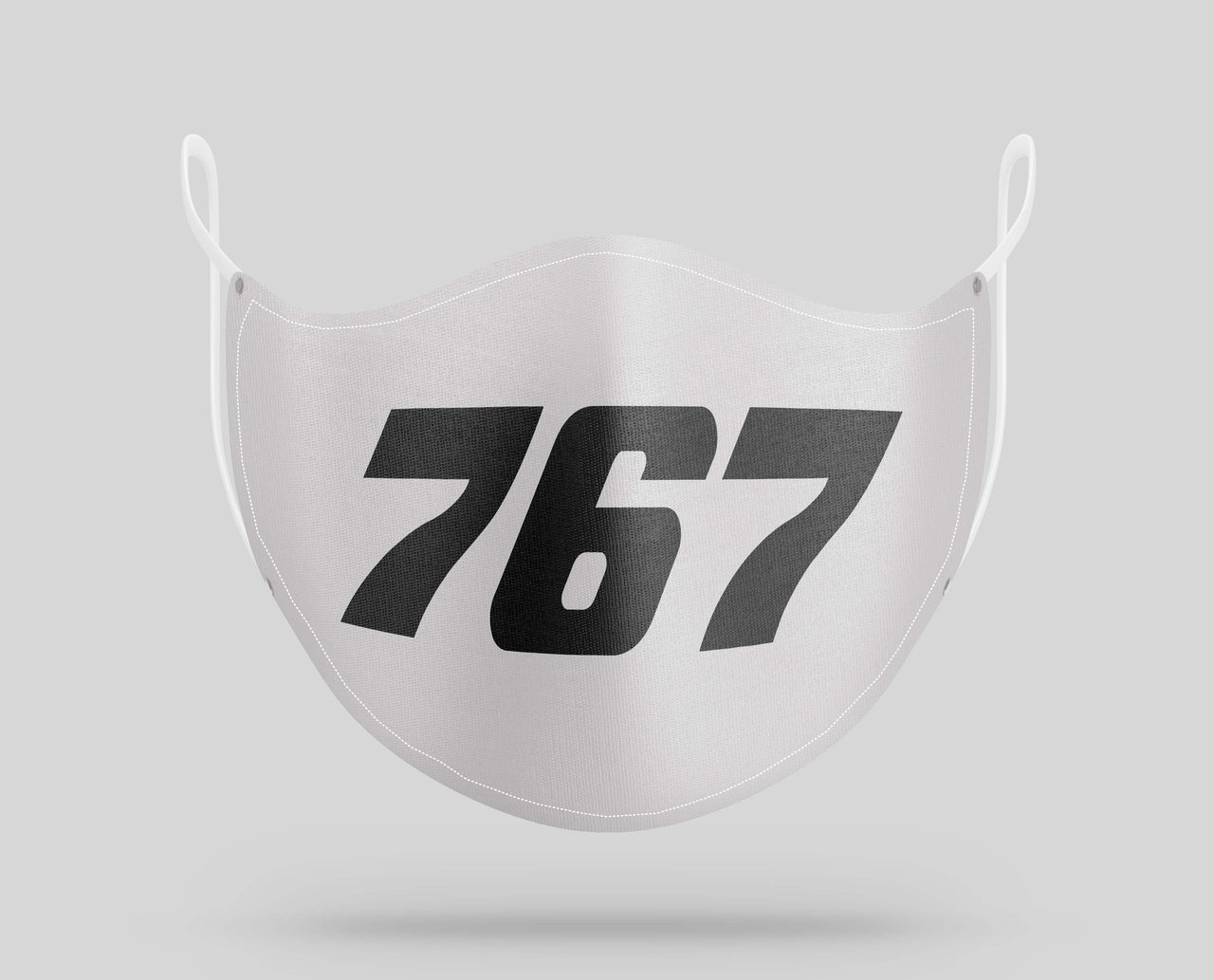 Boeing 767 Text Designed Face Masks