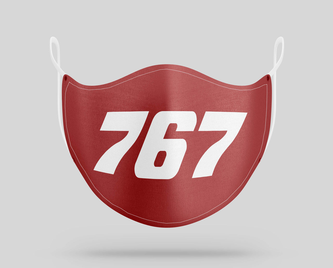 Boeing 767 Text Designed Face Masks