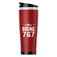 Thumbnail for Boeing 767 & Plane Designed Stainless Steel Travel Mugs