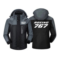 Thumbnail for Boeing 767 & Text Designed Thick Winter Jackets
