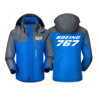 Thumbnail for Boeing 767 & Text Designed Thick Winter Jackets