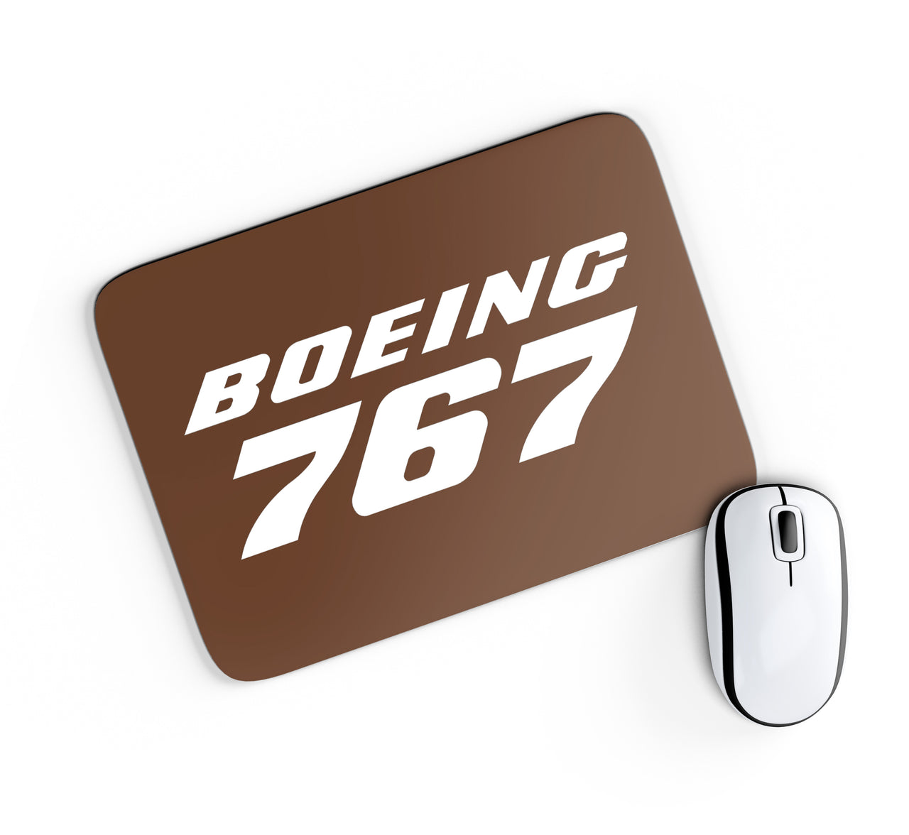 Boeing 767 & Text Designed Mouse Pads