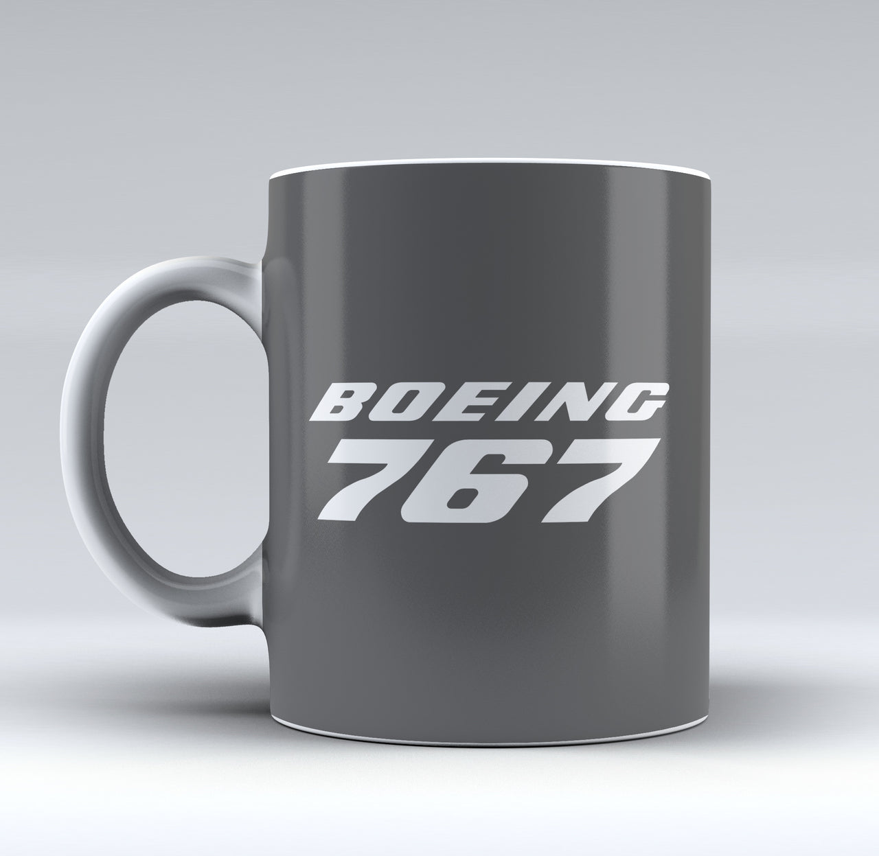 Boeing 767 & Text Designed Mugs