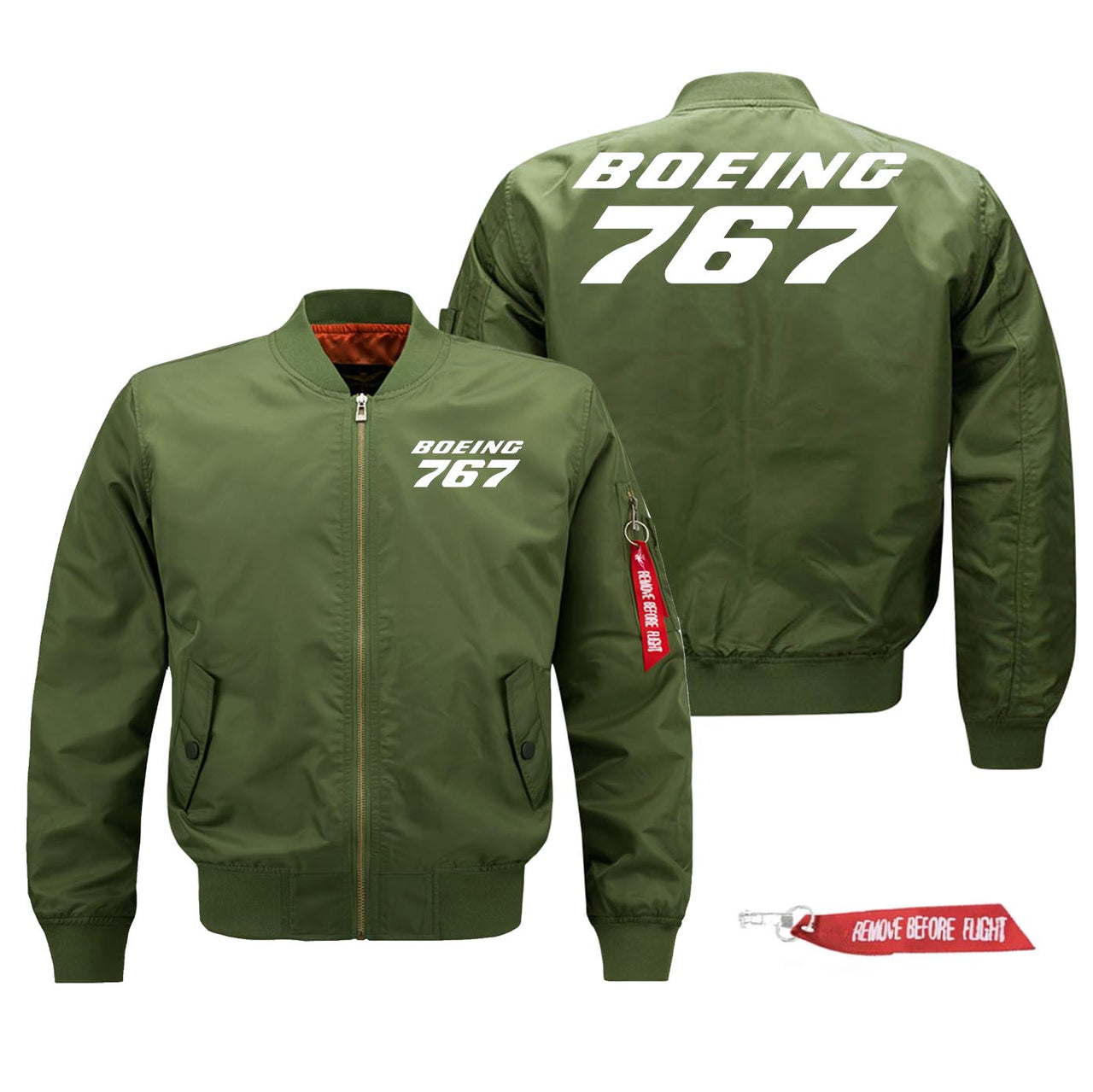 Boeing 767 Text Designed Pilot Jackets (Customizable)