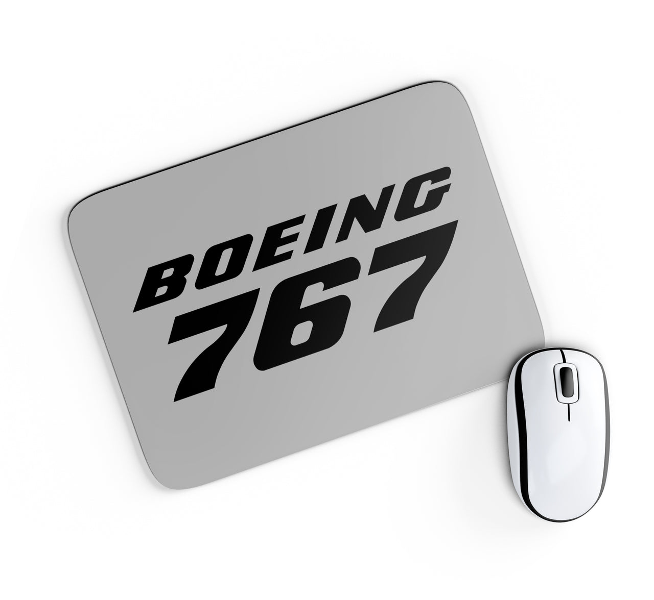 Boeing 767 & Text Designed Mouse Pads