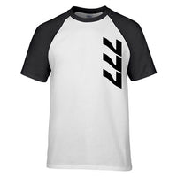 Thumbnail for 777 Side Text Designed Raglan T-Shirts