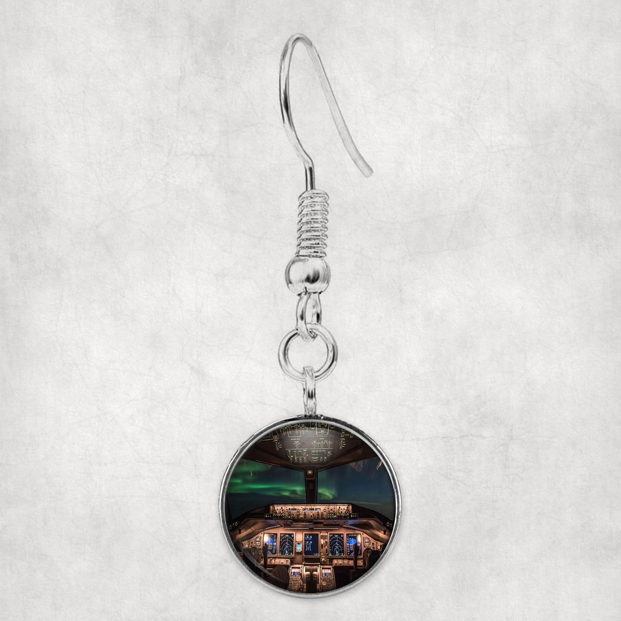 Boeing 777 Cockpit Designed Earrings