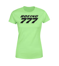 Thumbnail for Boeing 777 & Text Designed Women T-Shirts