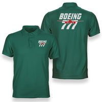 Thumbnail for Amazing Boeing 777 Designed Double Side Polo T-Shirts