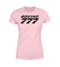 Thumbnail for Boeing 777 & Text Designed Women T-Shirts
