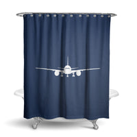 Thumbnail for Boeing 777 Silhouette Designed Shower Curtains