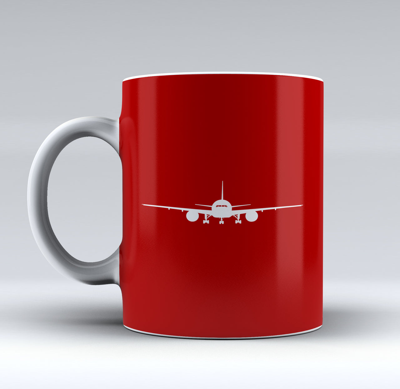 Boeing 777 Silhouette Designed Mugs